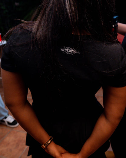 I Love Amapiano Crop Top Black